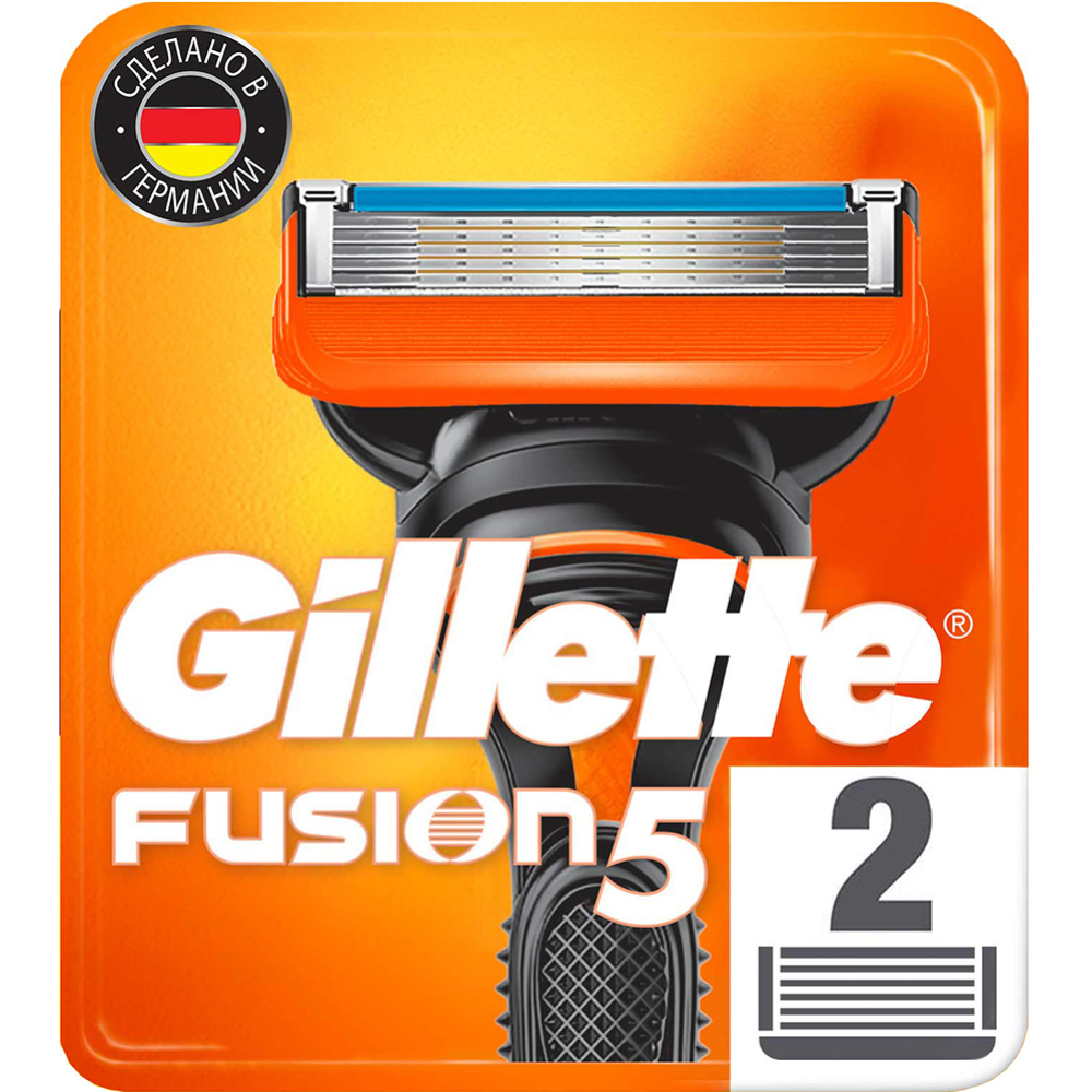 Сменные кассеты «Gillette» Fusion, для мужской бритвы, 2 шт #0
