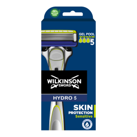 Бритва / станок для бритья муж­ской Wilkinson Sword / Schick Hydro 5 Sensitive с 1 кас­се­той