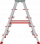 Стремянка ПРОФИ, 3 года гарантии, 2x5 широких ступеней 130 мм, площадка 260 мм, NV3127, Новая высота