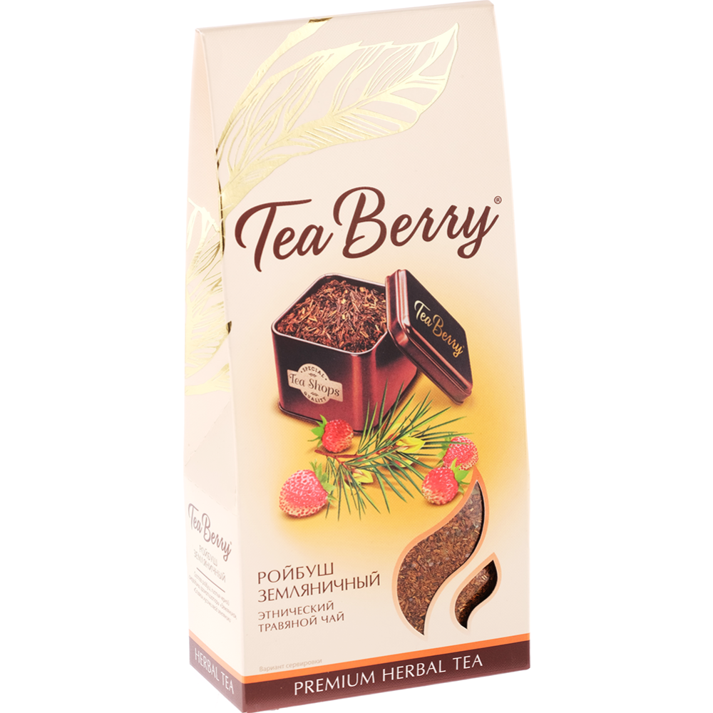 Чайный напиток «Tea Berry» ройбуш земляничный, 100 г #0