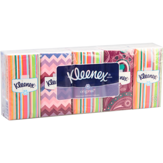 Носовые платки «Kleenex Original» белые 21 Х 20 см, 10 шт