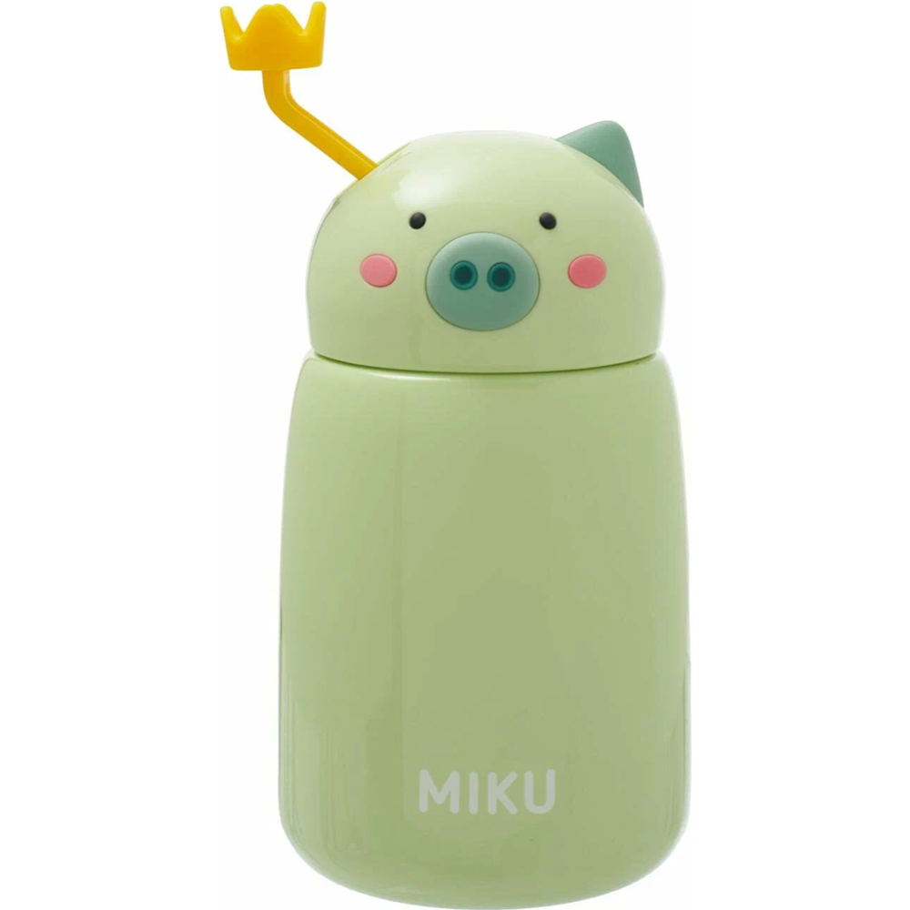 Термос для напитков «Miku» Король Свин, TH-KD-400G, светло-зеленый, 320 мл