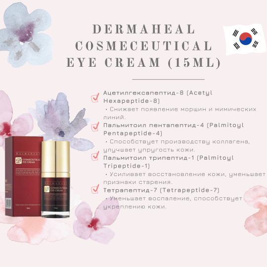 Крем для век омолаживающий / Cosmeceutical Eye Cream, Dermaheal (Дермахил), 15 мл