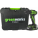 Дрель-шуруповерт «Greenworks» GD24DD60K2, 3704107UA