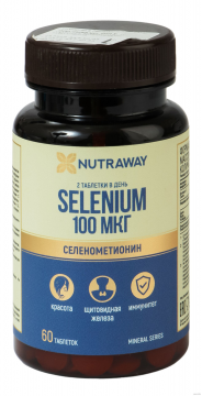 Добавка к пище "SELENIUM" "Селен", 60 таблеток;  Nutraway