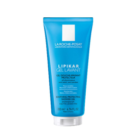 La Roche-Posay Гель для душа Lipikar успокаивающий с защитными свойствами для чувствительной кожи младенцев детей и взрослых 200 мл