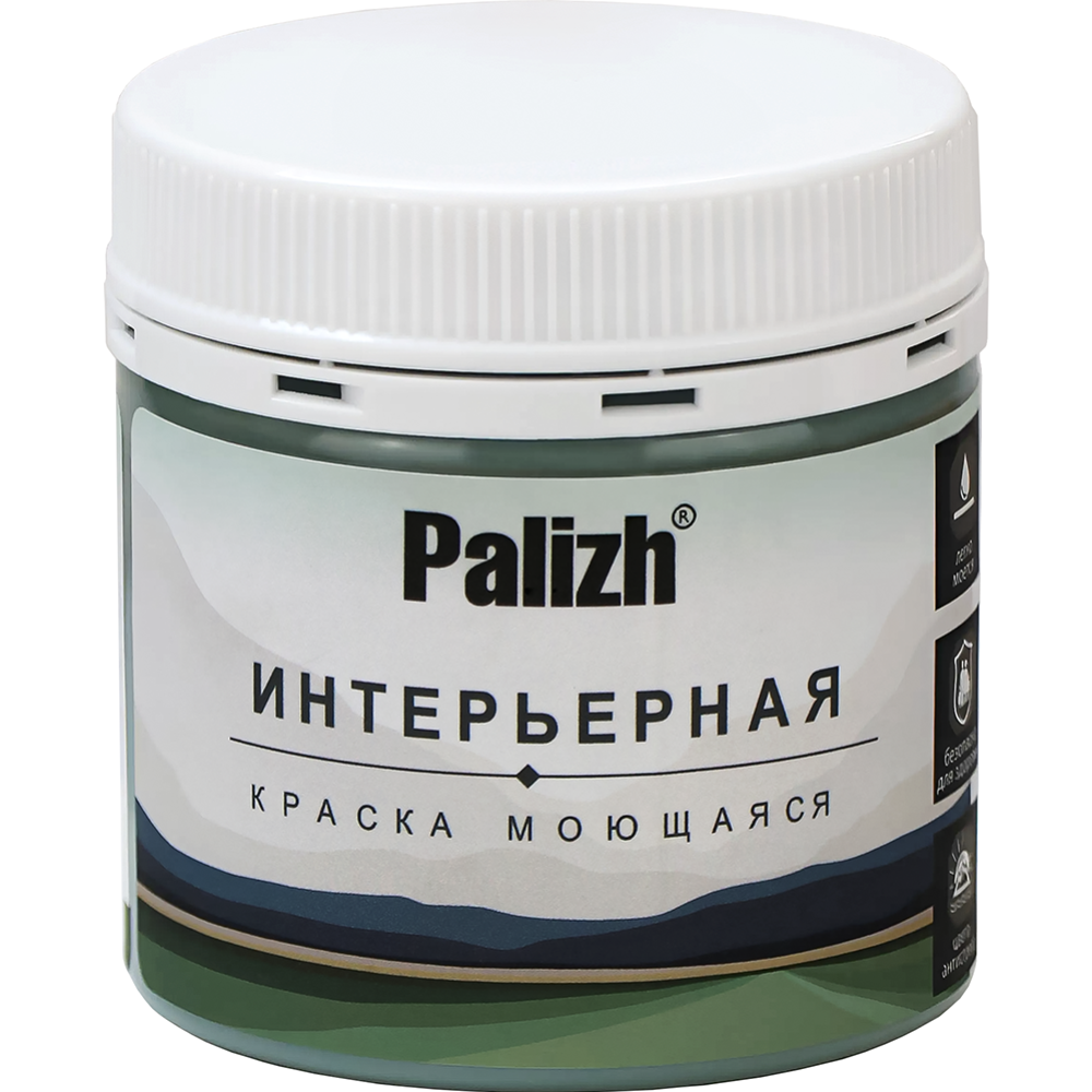 Краска интерьерная «Palizh» Горное озеро, шелковисто-матовая, 200 г