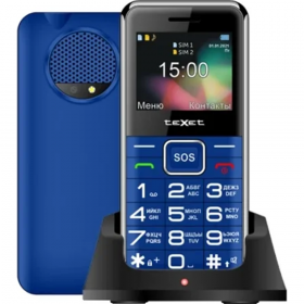 Мо­биль­ный те­ле­фон «Texet» TM-B319 + ЗУ WC-011m, Blue