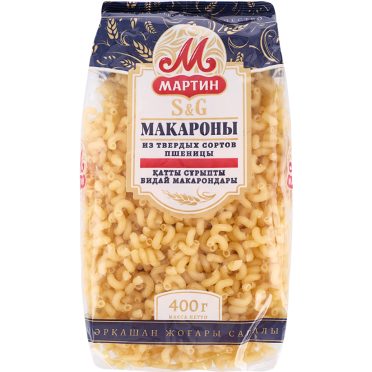 Макаронные изделия «Мартин» пружинки, 400 г