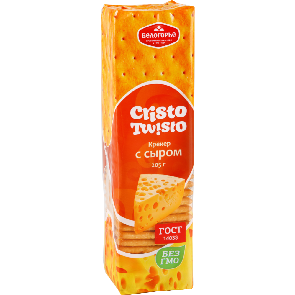 Крекер «Бе­ло­го­рье» Cristo Twisto, с сыром, 205 г