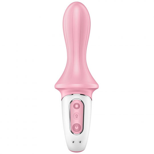 Расширяющийся анальный смарт-вибратор Satisfyer Air Pump Booty 5+ розовый