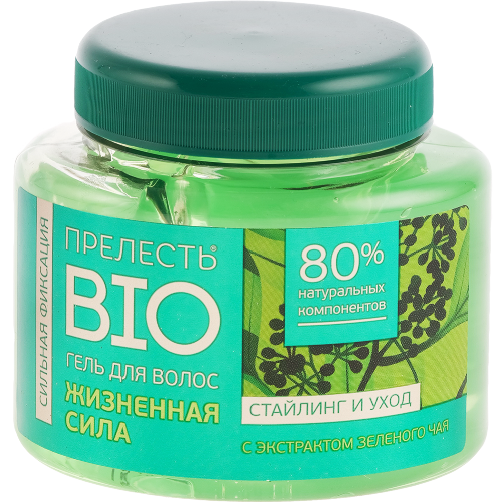 Гель для волос «Прелесть Bio» с экстрактом зеленого чая, 250 мл