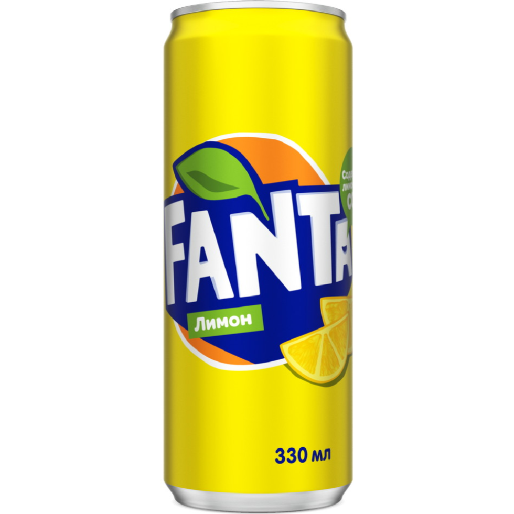 Напиток газированный «Fanta» Лимон, 330 мл #0