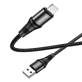 Кабель HOCO X50 USB-A - Lightning 2.4A 1m черный