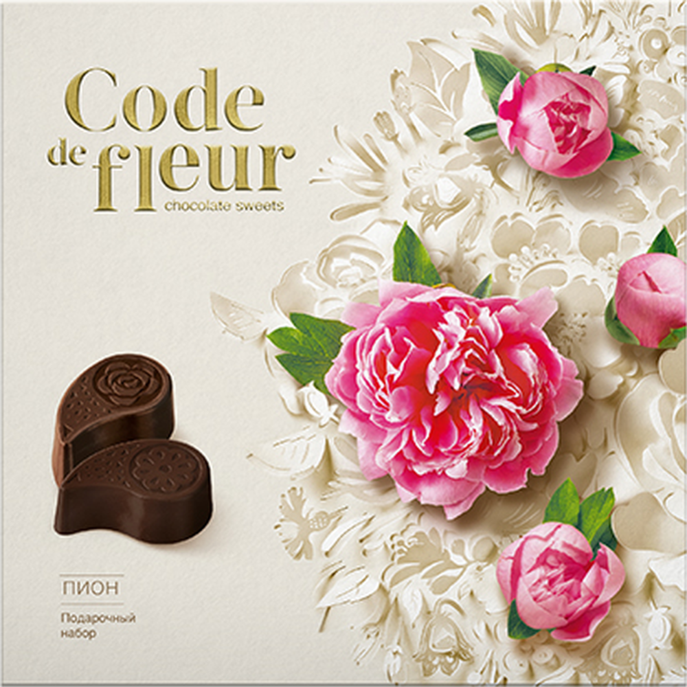Набор конфет «Коммунарка» Code de fleur пион, 250 г #0