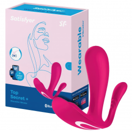 Анально-вагинальный смарт-стимулятор для ношения Satisfyer Top Secret Plus + розовый