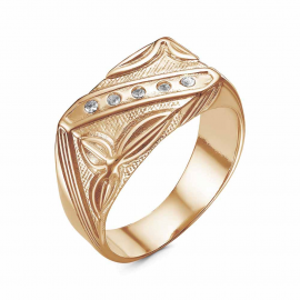 Мужское кольцо-перстень  Красная Пресня 2361550рч - 22 размер