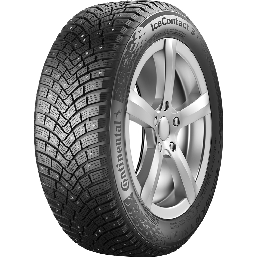 Зимняя шина «Continental» IceContact 3, 245/45R18, 100T, шипы