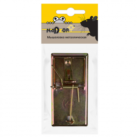 Мышеловка металлическая , 9,5*4,7 см, в упаковке с хедером, Nadzor, арт.MOUSE4