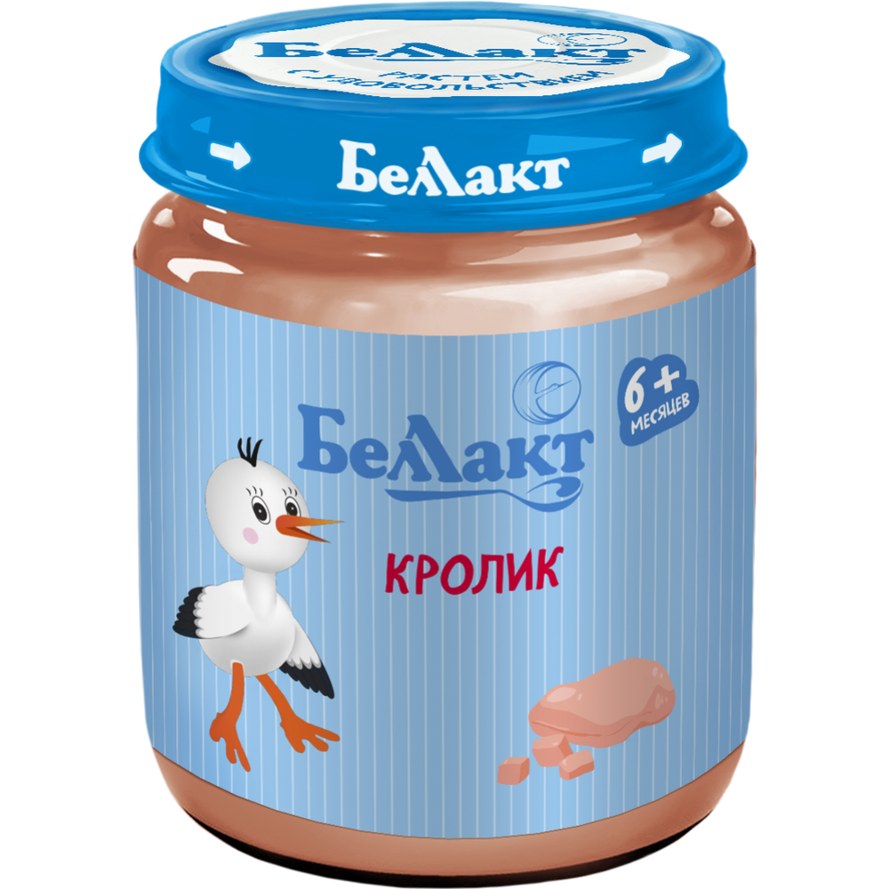 Пюре мясное «Бел­лак­т» кролик, с 6 месяцев, 95 г