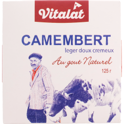 Сыр мягкий с пле­се­нью «Vitalat» Camembert, 45%, 125 г