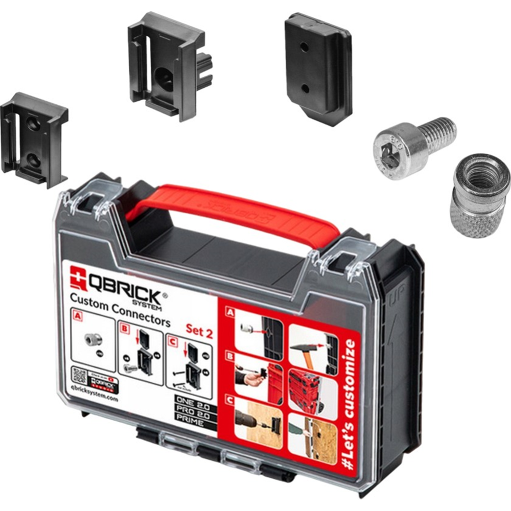 Набор адаптеров для ящиков «Patrol» Qbrick System Custom Connectors Set 2