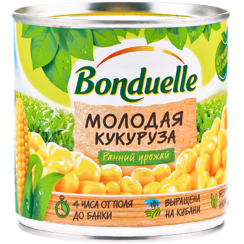 Кукуруза консервированная «Bonduelle» сладкая молодая, 340 г #0