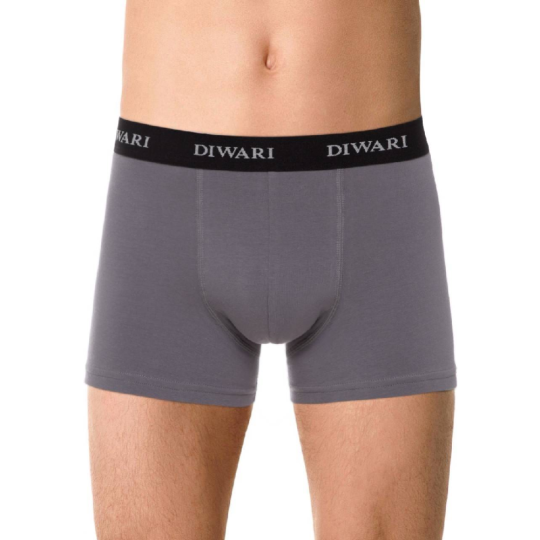 Трусы мужские «DiWaRi» Basic Men, MSH 2147, dark grey, размер 86/90