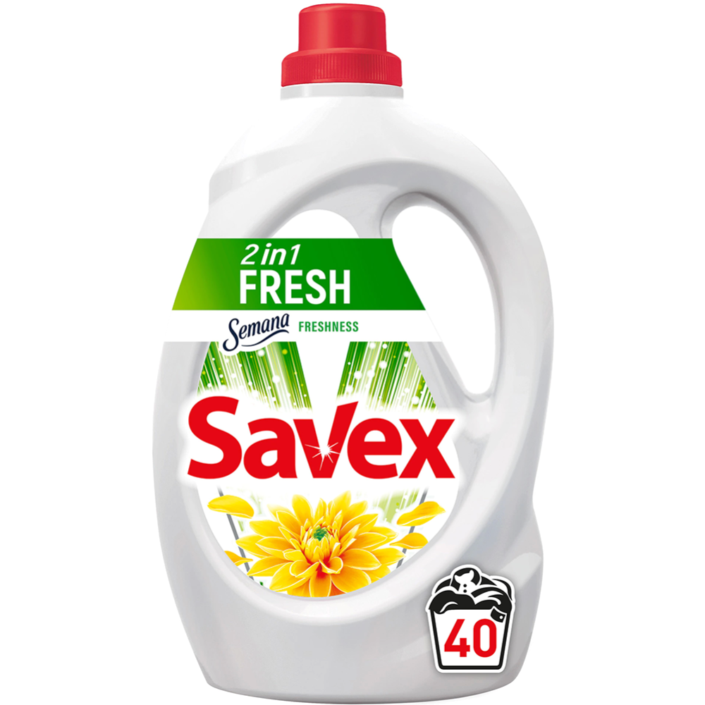 Картинка товара Гель для стирки «Savex» Fresh, 2.2 л