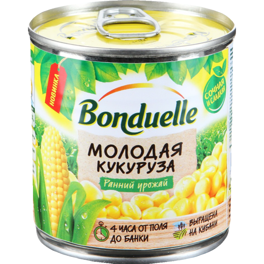 Кукуруза консервированная «Bonduelle» сладкая молодая, 140 г #0