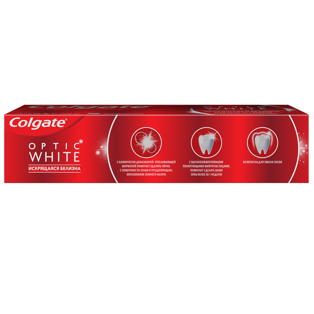 Зубная паста «Colgate» Optic White, 75 мл