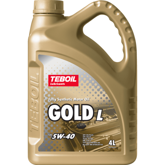 Масло моторное «Teboil» Gold L 5W-40, 3475041, 4 л