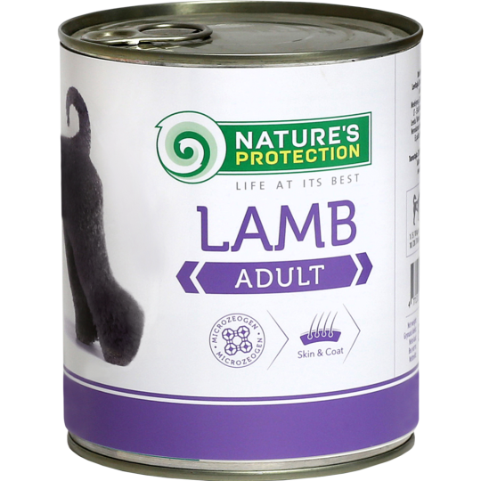 Корм для собак «Nature's Protection» Adult Lamb, с ягненком, 800 г