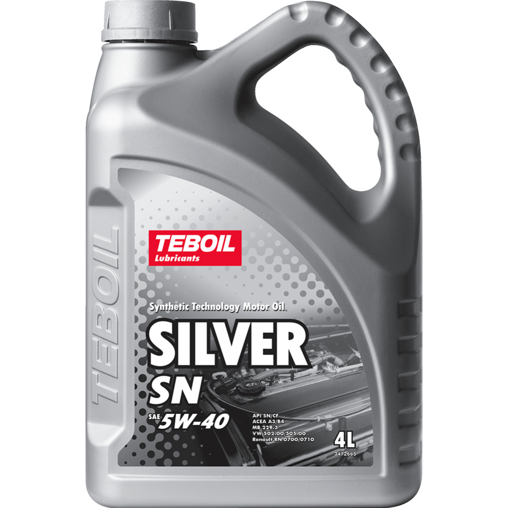 Масло моторное «Teboil» Silver SN 5W-40, 3453924, 4 л