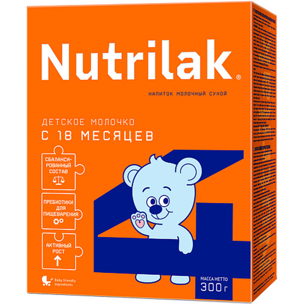 Напиток молочный сухой «Nutrilak 4» 300 г  #0