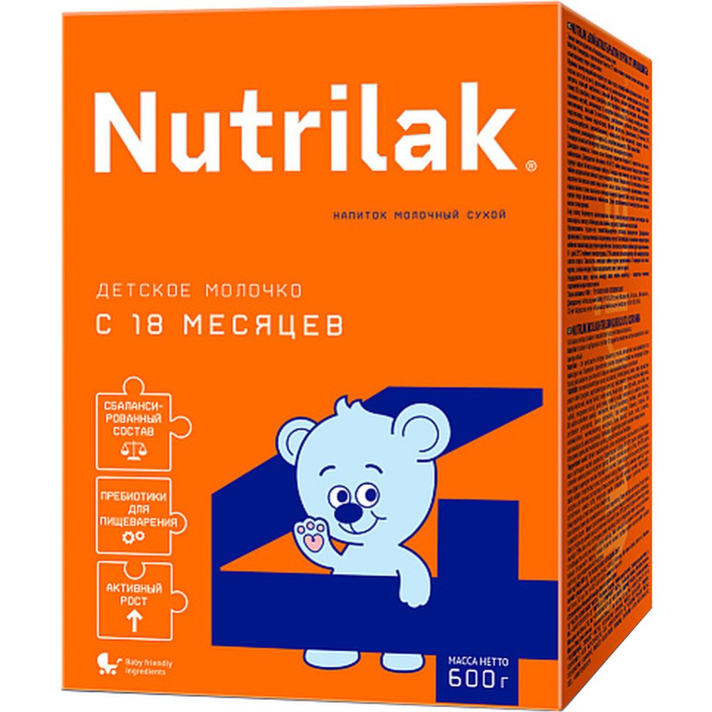 Месь молочный сухой «Nutrilak 4» 600 г #0