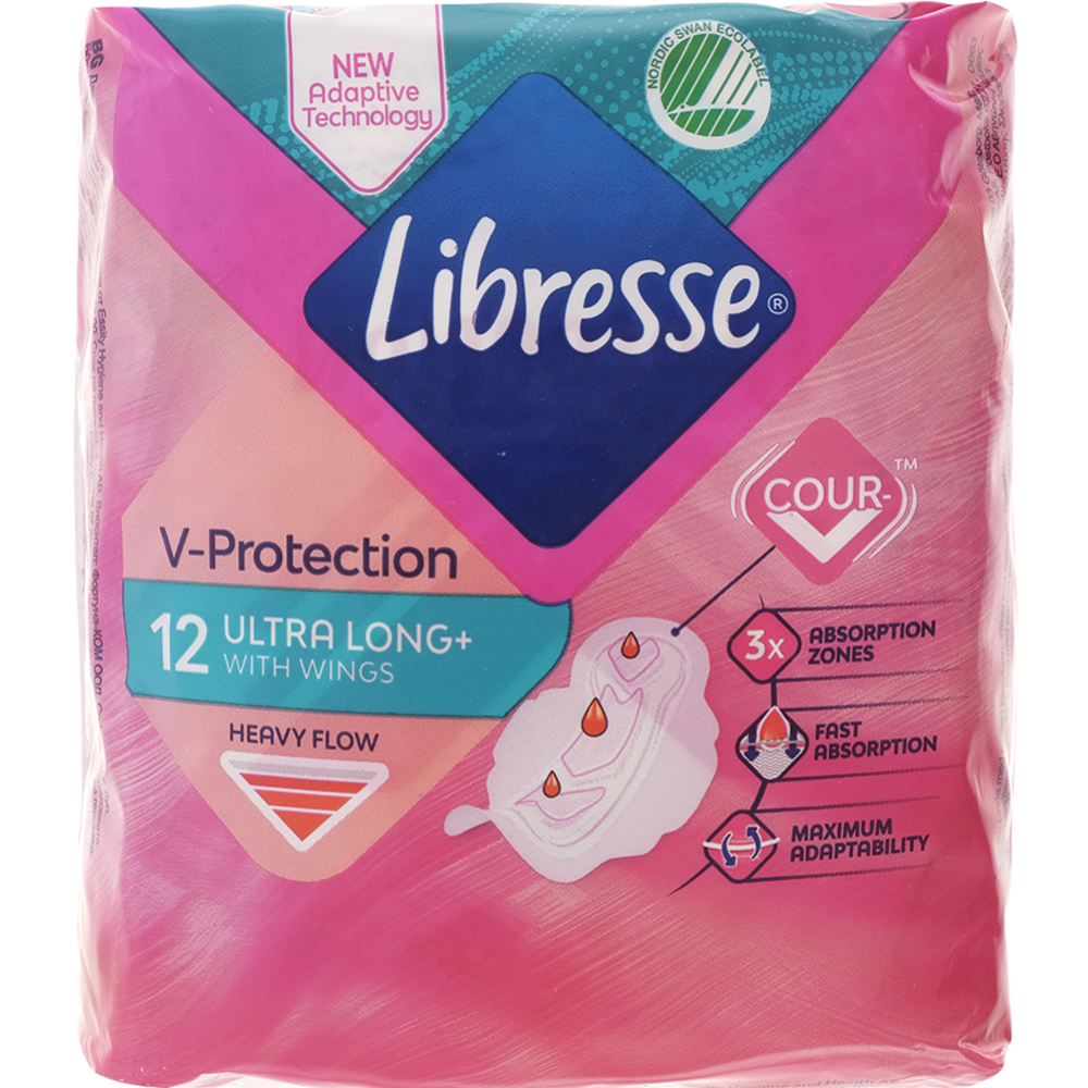 Прокладки «Libresse» Ultra long+, 12 шт