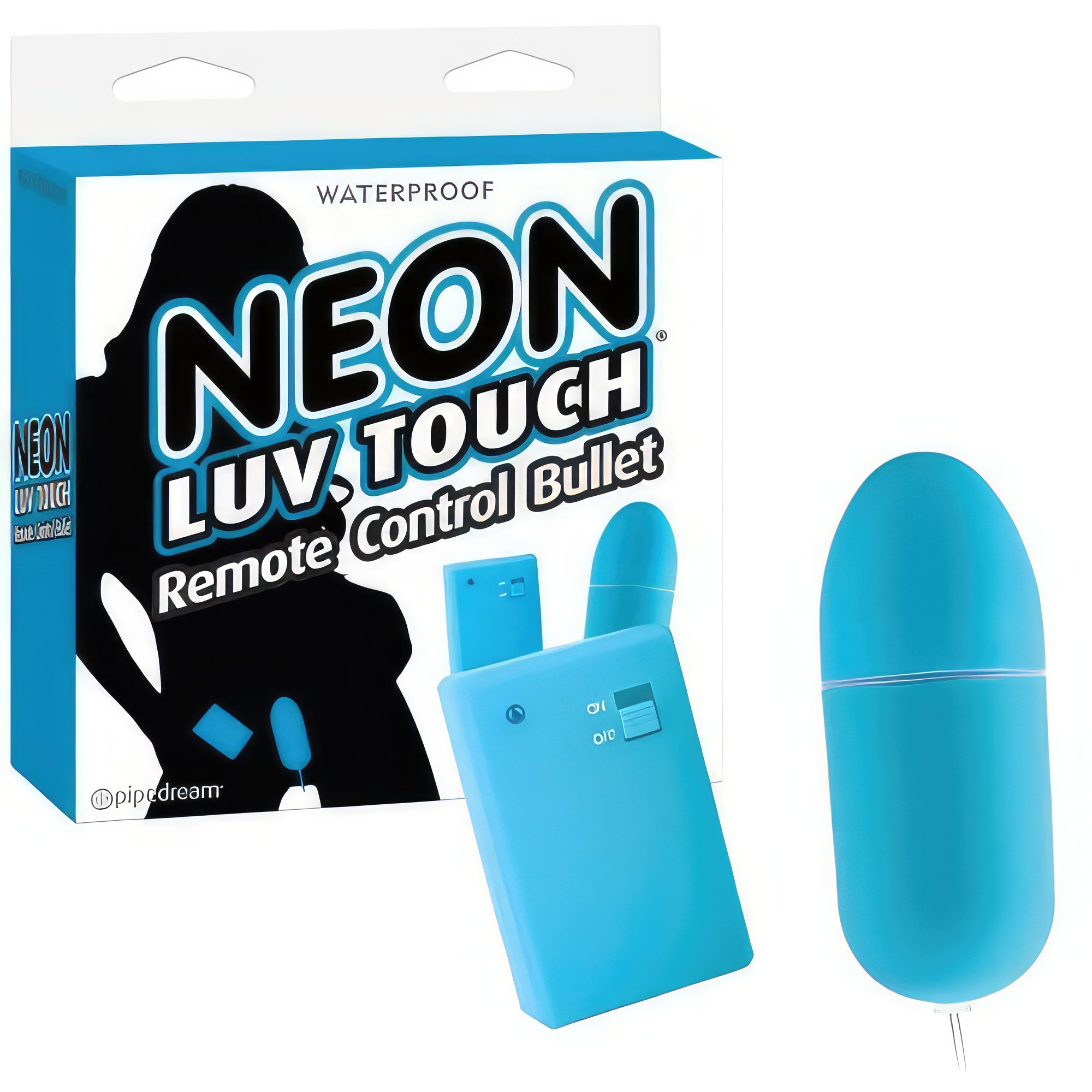 Виброяйцо на дистанционном управлении Neon Luv Touch Remote Control Bullet Blue