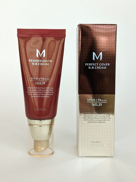 ББ крем MISSHA M Perfect Cover BB Cream SPF42/PA+++ No. 21 Light Beige- 50g