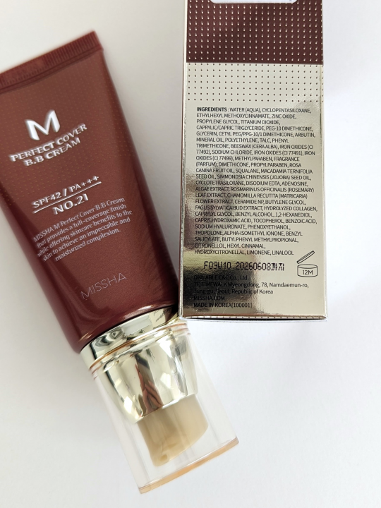 ББ крем MISSHA M Perfect Cover BB Cream SPF42/PA+++ No. 21 Light Beige- 50g