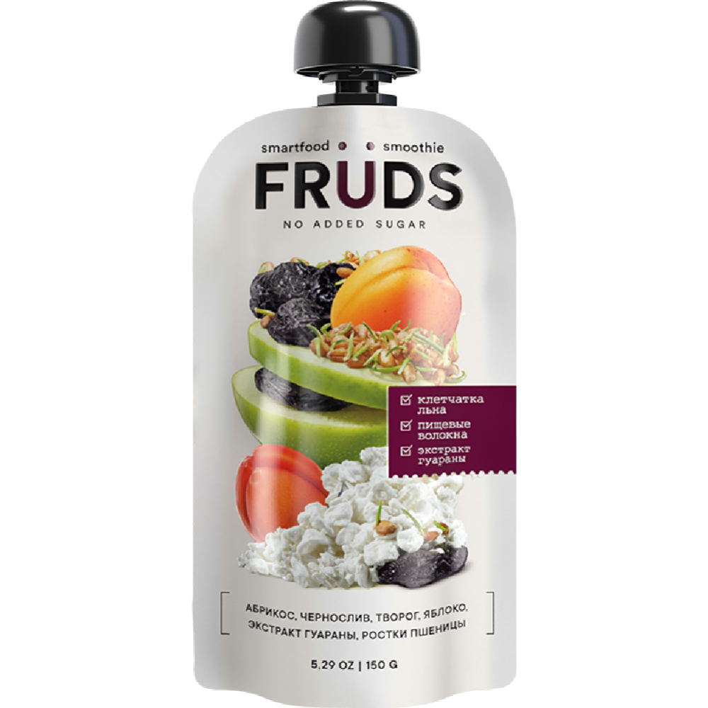 Пюре «Fruds» из яблок, абрикоса и чернослива, 150 г