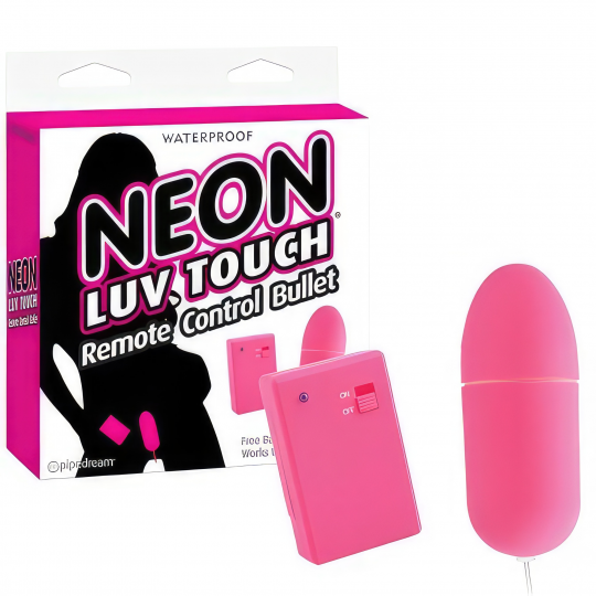 Виброяйцо на дистанционном управлении Neon Luv Touch Remote Control Bullet Pink