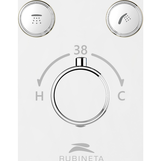 Смеситель «Rubineta» Thermo-2F, PM0015