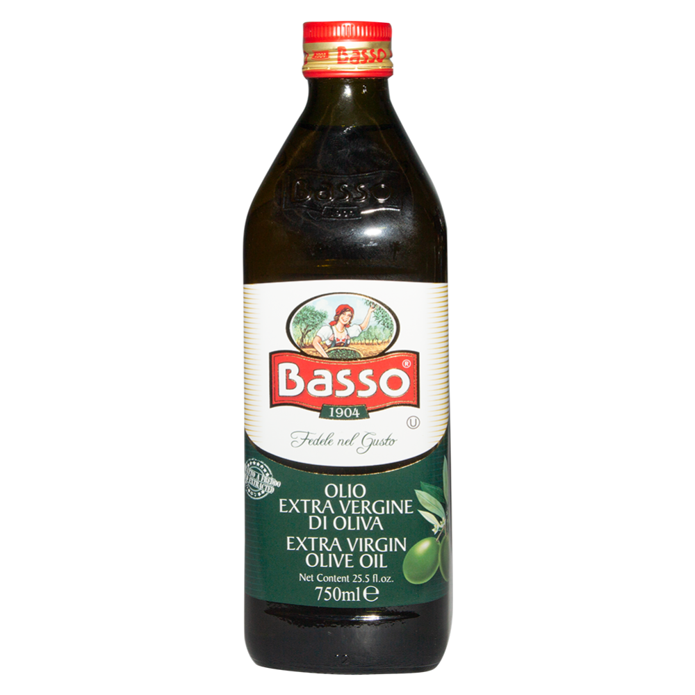 Масло оливковое «Basso» нерафинированное, 750 мл