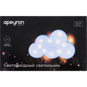 Све­тиль­ник све­то­ди­од­ный «Apeyron Electrics» 12-23, Облако, 3 Вт, го­лу­бой