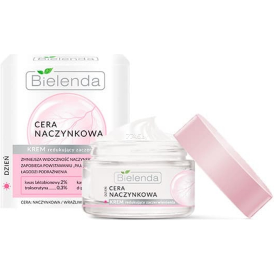 Крем для лица «Bielenda» Capillary Skin, укрепляющий и восстанавливающий, ночной, 36010, 50 мл