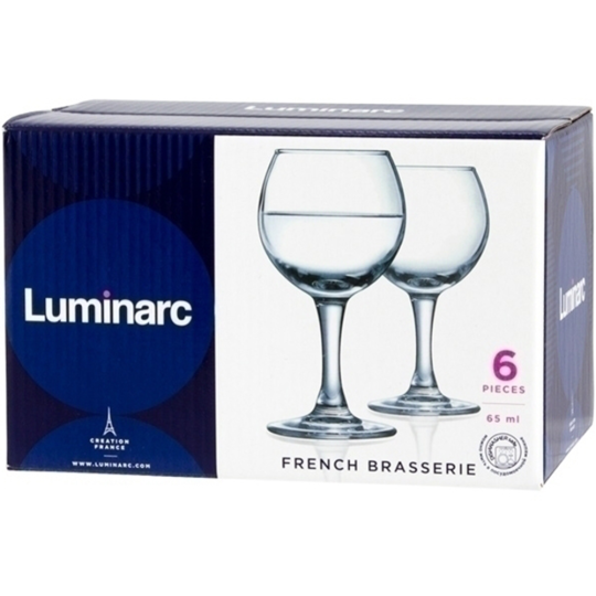 Набор рюмок «Luminarc» French brasserie, 65 мл, 6 шт