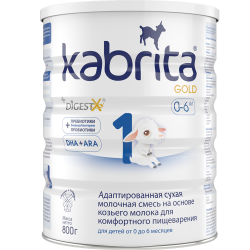 Смесь мо­лоч­ная сухая «Kabrita» 1 Gold, 0-6 ме­ся­цев, 800 г