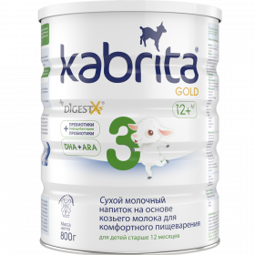 На­пи­ток мо­лоч­ный сухой «Kabrita» Gold 3, с 12 ме­ся­цев, 800 г