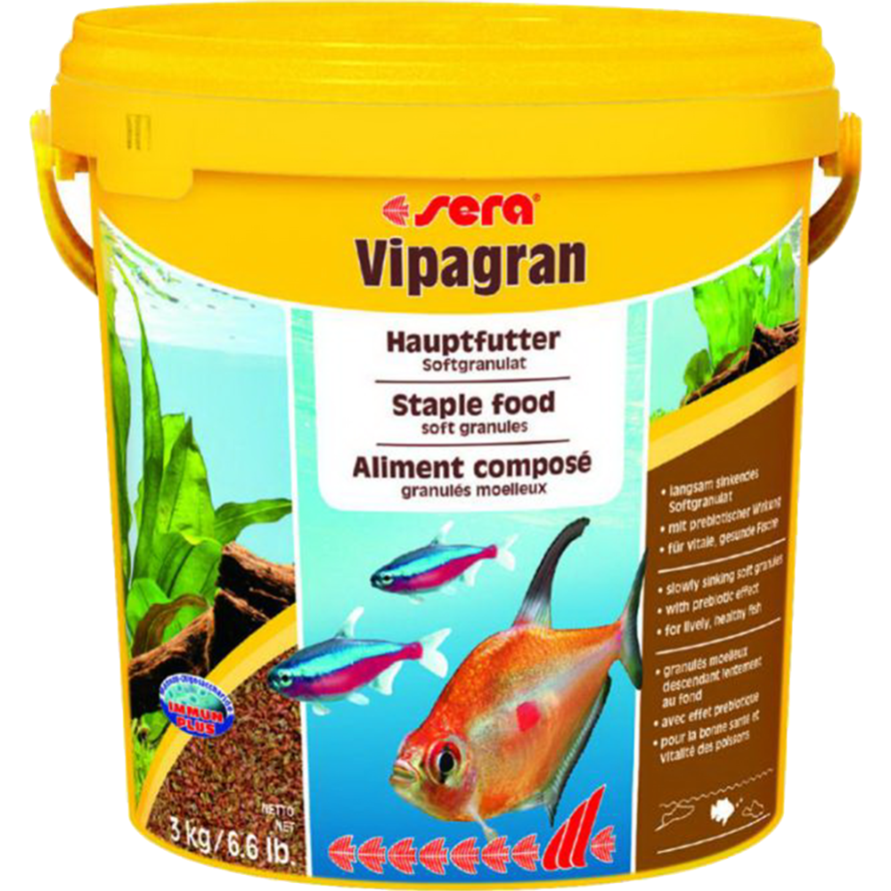 Корм для рыб «Sera» Vipagran, гранулы, для всех рыб, 204, 3 кг